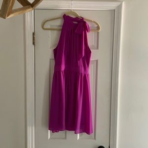 She + Sky tie-neck dress, Size S